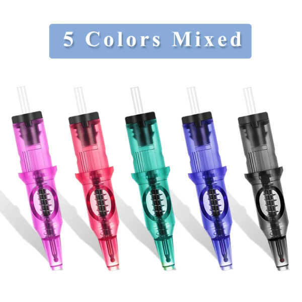 20 pcs ballpoint tattoo cartridge needle safe, realistic practice for tattoo artists & beginners
