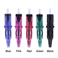 20 pcs ballpoint tattoo cartridge needle safe, realistic practice for tattoo artists & beginners