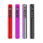 professional wireless tattoo pen machine adjustable grip, digital display