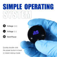 WX-6 Wireless Tattoo Power Supply Digital Battery Pack for Rotary Tattoo Machines