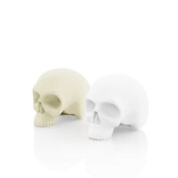 Beige and White Silicone Skull Tattoo Practice Skins - Realistic Training Models