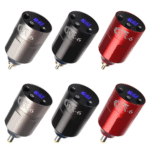 WX-6 Wireless Tattoo Power Supply Digital Battery Pack for Rotary Tattoo Machines