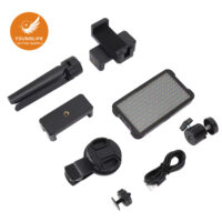 Portable LED fill light kit with tripod, perfect for tattoo studio photography and professional tattoo lighting, wholesale available.