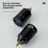 WX-6 Wireless Tattoo Power Supply Digital Battery Pack for Rotary Tattoo Machines