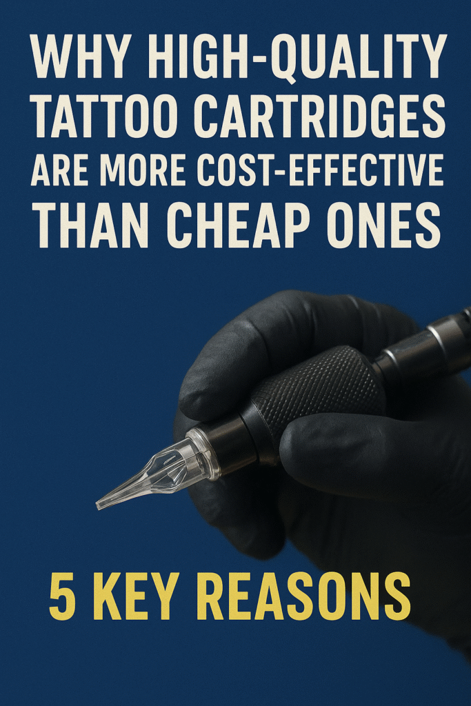 High-quality tattoo cartridge vs cheap cartridge comparison – why premium needles save money and improve results