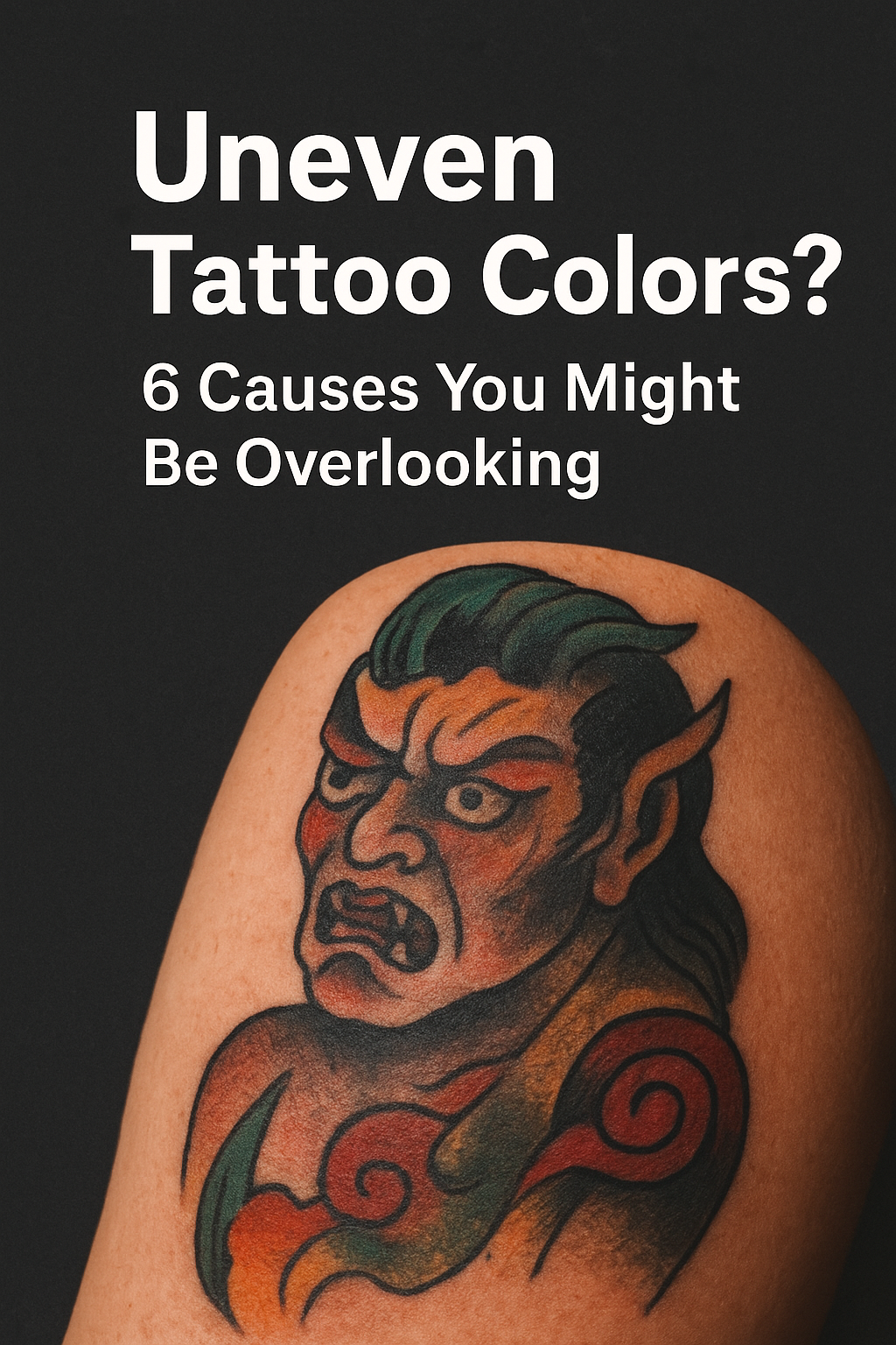 Uneven tattoo colors guide – reasons for patchy ink and how to fix it
