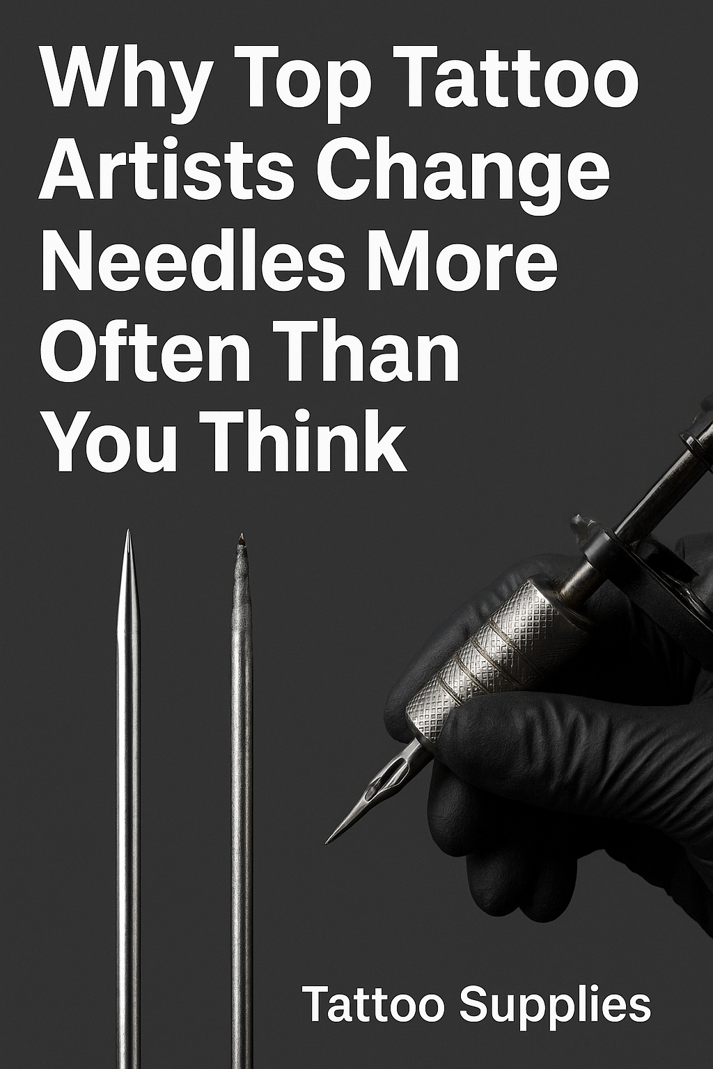 👉 Why top tattoo artists change needles more often – tattoo machine and needle comparison
