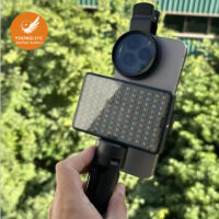 Portable LED fill light kit with tripod, perfect for tattoo studio photography and professional tattoo lighting, wholesale available.