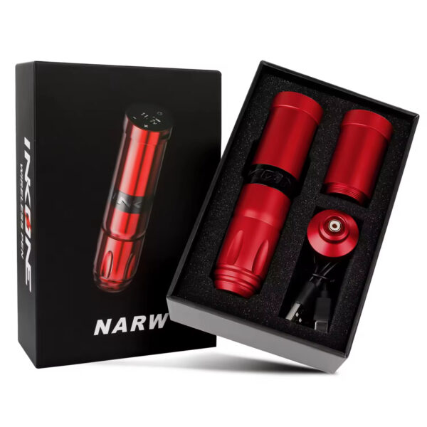 Wireless Wired Tattoo Pen Machine with LCD Touch Screen - Professional Tattoo Device