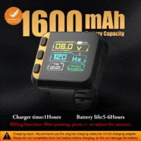 1600mAh wireless tattoo power supply with digital display for tattoo machines