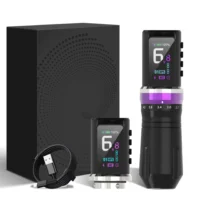 2025 New Wireless Tattoo Machine Pen with Adjustable Stroke 2.3–4.5mm and 2200mAh Battery