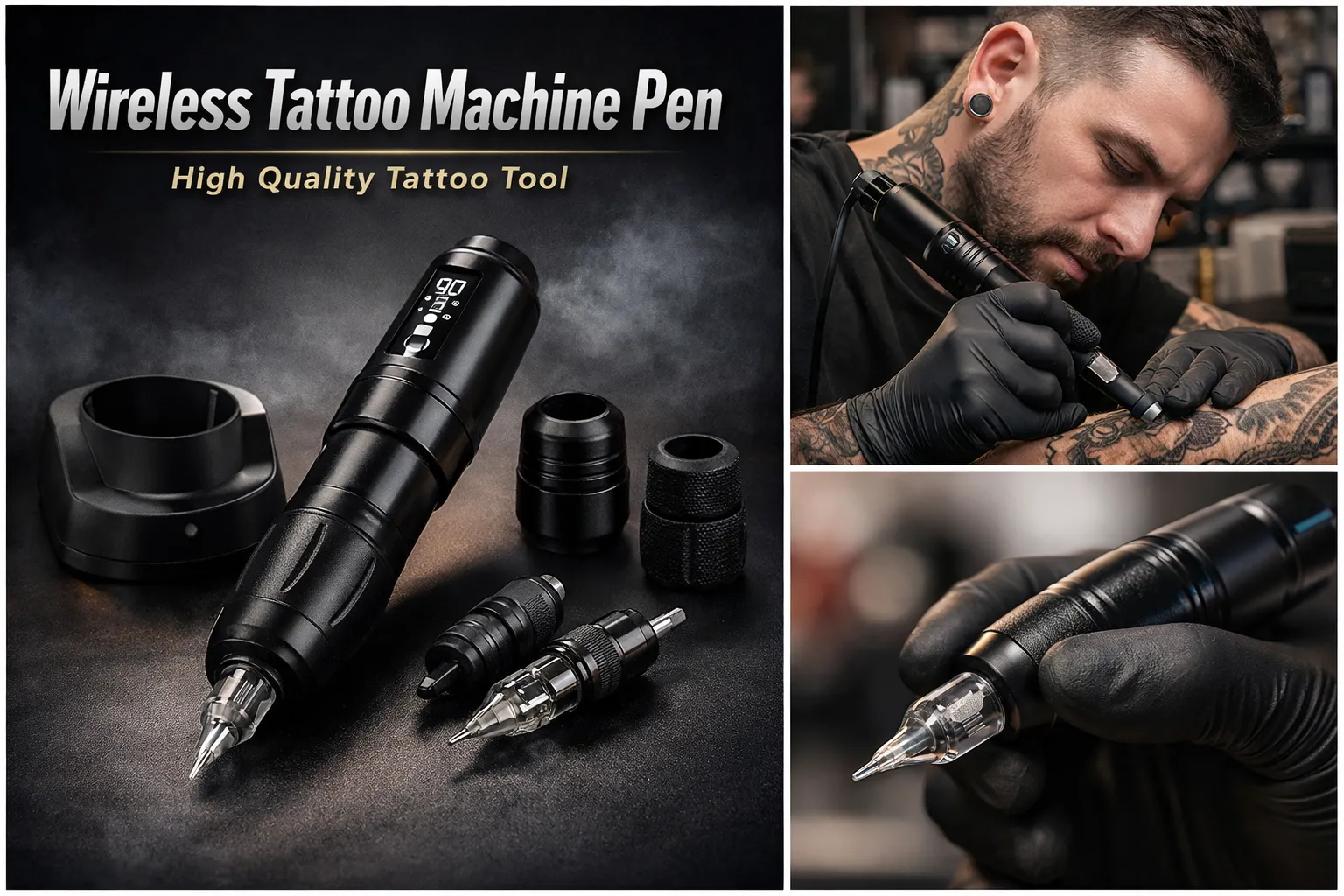 Wireless Tattoo Machine Pen – High Quality Tattoo Tool for Professional Tattoo Artists